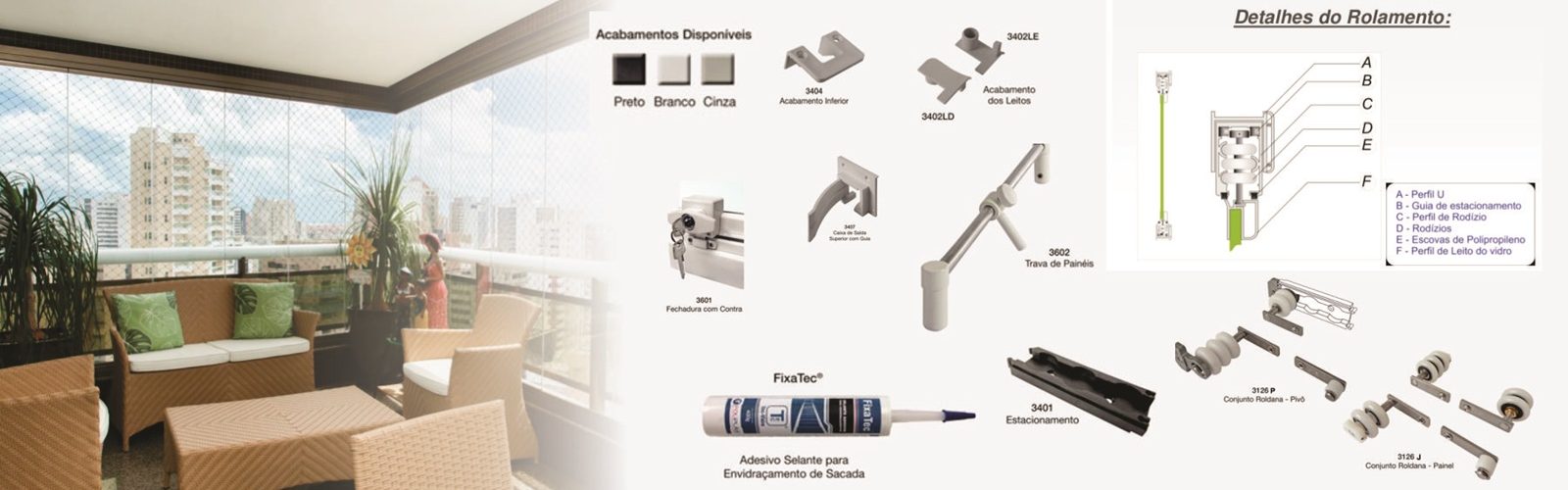 acessório para sacada 